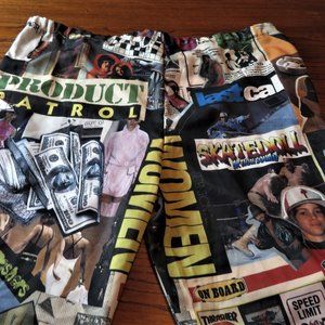 Men's Frankie Fashion 1 Jogging Pants Celebrity Show Biz Theme Size XL